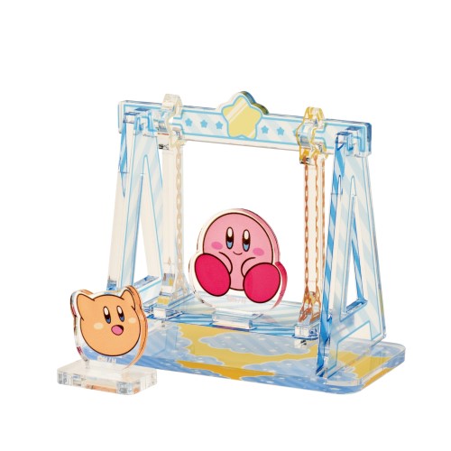 KIRBY Moving Diorama Acrylic stand / (3) Swing (Kirby & Scarfi)