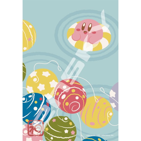 KIRBY art crystal jigsaw puzzle 126 pieces [Kirby and water balloons] 126-AC76