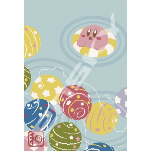 KIRBY art crystal jigsaw puzzle 300 pieces [Kirby and water balloon] 300-AC049