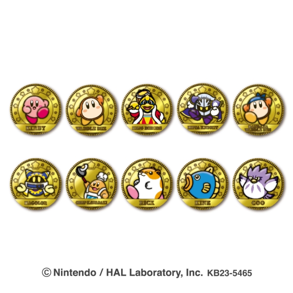KIRBY relief medal collection [ 10 pieces per display box ]