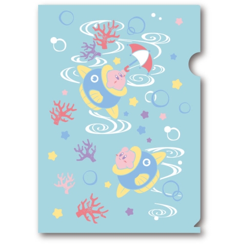 KIRBY clear file FuwafuWa collection /(8) Flowing water (Cain)