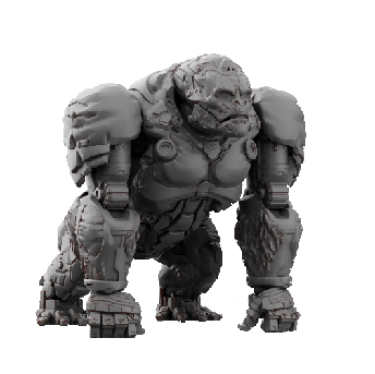 Transformers (Model Kit) 71144 - Classic Class(CC) 04 - Optimus Primal Beast  （Luminous Eyes）
