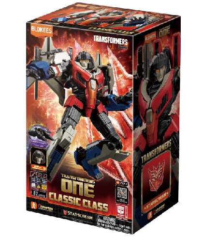 Blokees Figures - Transformers (Model Kit) 71177 - Classic Class(CC) 16-MovieONE Starscream （Luminous Eyes）