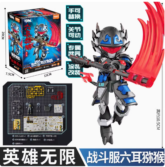 Hero Infinity  (Model Kit) 85031 - Armor Version(AMV) 20-Six-Eared Macaque(battle suit)