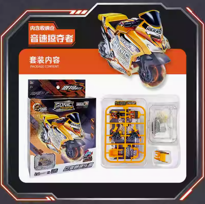 SO-GO Motocycle model kit-Knights Contract（FRAME BULLET/ATDMIC ENERGY/DIVINE FAVOR/SONIC PREDATOR)