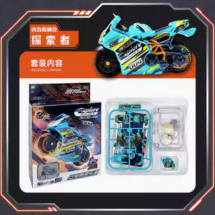 SO-GO Motocycle model kit-Knights Contract（FRAME BULLET/ATDMIC ENERGY/DIVINE FAVOR/SONIC PREDATOR)